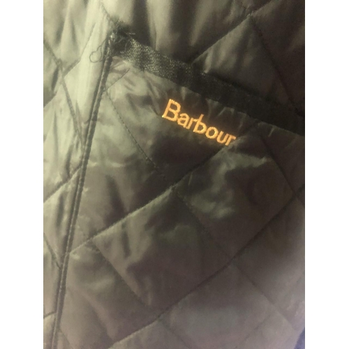 29A - Quilted Barbour jacket.  Black (XS)
