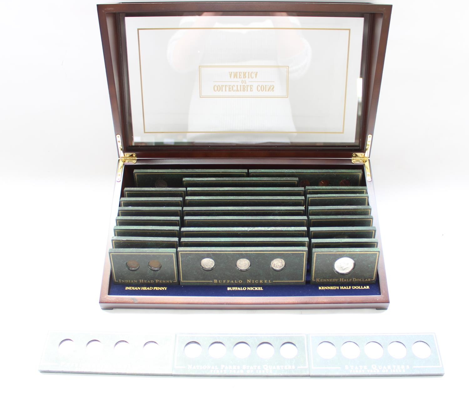 Danbury Mint Collectible Coins of America coin collection, approx. 70