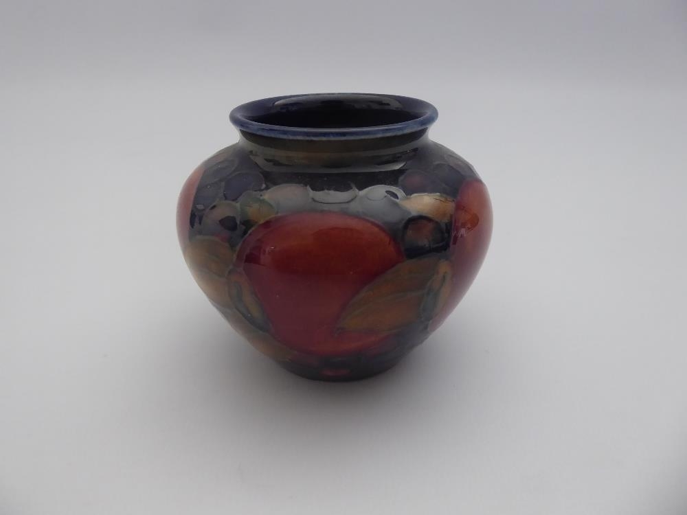 William Moorcroft Pomegranate Small Vase Shape M55 Approx 9 Cms