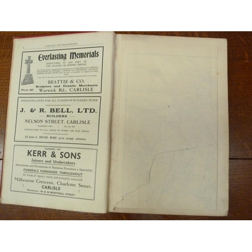 Kelly Co Directories Of Cumberland For 1934 1938 Each With Fldg Map In Ori