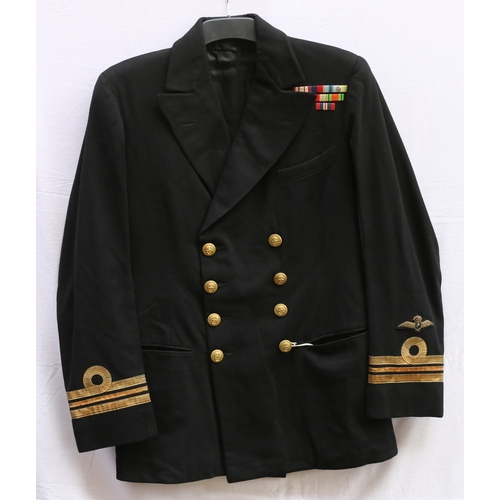 British Royal Navy dress uniform jacket with Gieves Ltd inte... | Barnebys