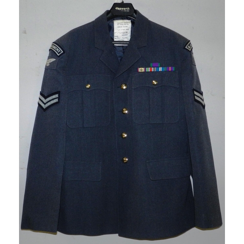 Royal Air Force dress uniform jacket with Staybrite RAF butt... | Barnebys