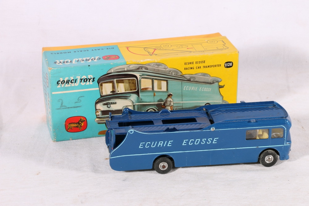 corgi major toys ecurie ecosse racing car transporter