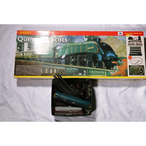 hornby queen of scots train set r1024