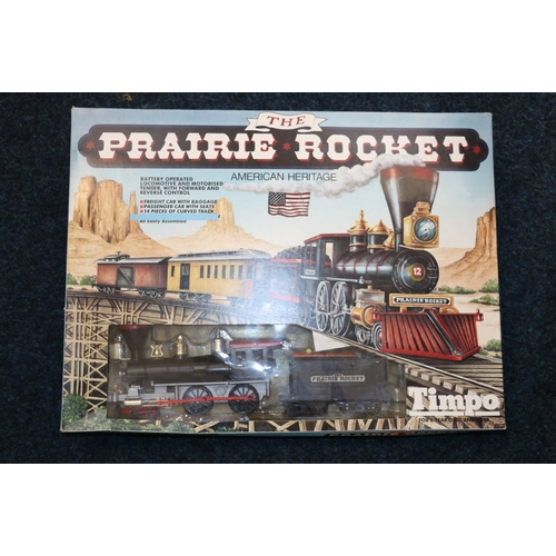 timpo prairie rocket train set