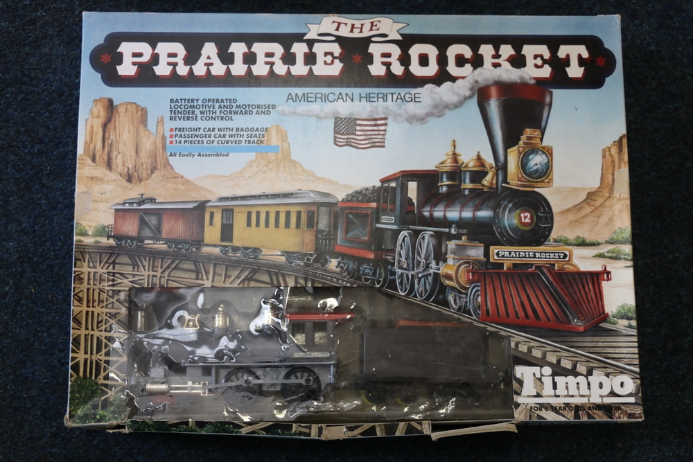 timpo prairie rocket train set