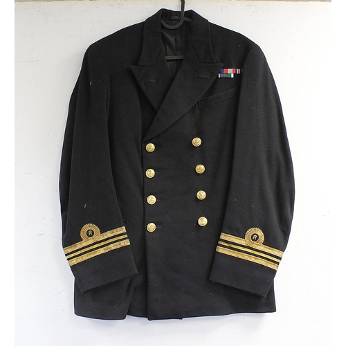 British Royal Navy dress uniform jacket having C I Shearer &... | Barnebys