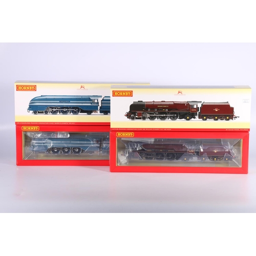 57 - Two Hornby OO gauge model railways locomotives including R3555 4-6-2 Princess Coronation Class 'Sir ... 