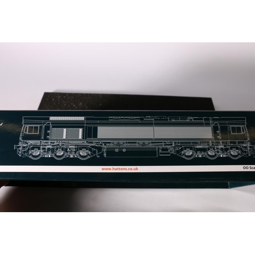 7 - Hattons Originals OO gauge model railway H4-66-031 Class 66 locomotive 66789 BR blue, boxed, (purcha... 