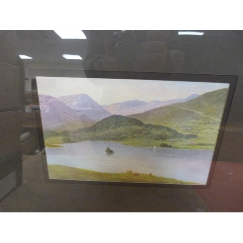 49 - Two modern oak frame prints, Lakeland scenes.