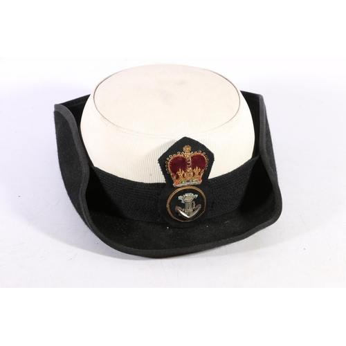 1062 - British Naval uniform, a female's Royal Navy bucket hat with bullion with anchor cap badge. 