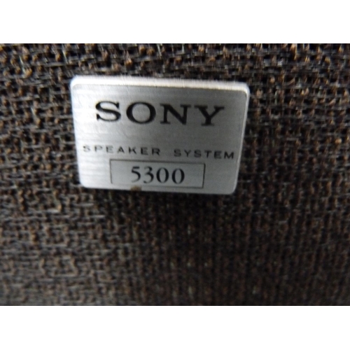28 - Pair of Sony SS-5300A speakers.