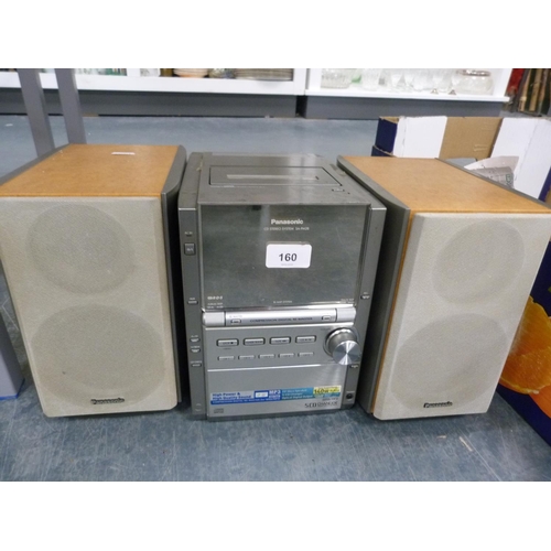 Panasonic CD stereo system, SA-PM28, with speakers. | Barnebys