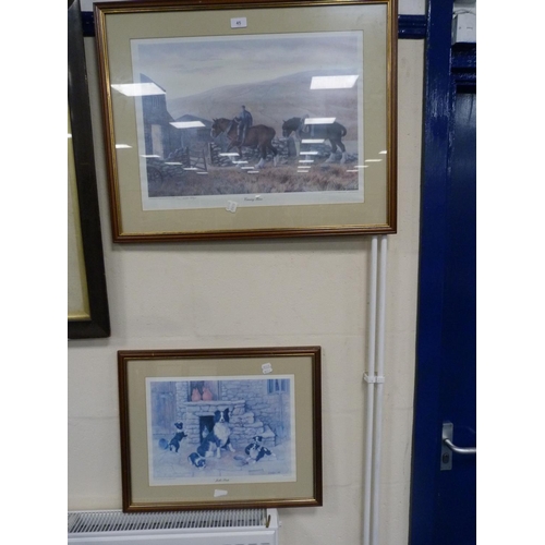 45 - Andrea HellyarComing HomeLimited edition print, 161/750, and another print, 'Jock's Pride'.  (2... 