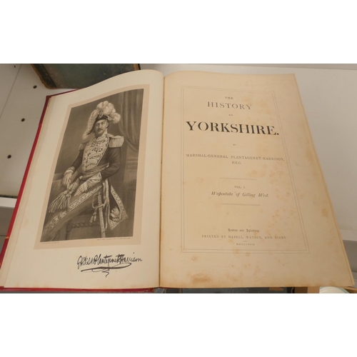 16 - PLANTAGENET-HARRISON MARSHAL-GENERAL.  The History of Yorkshire. Vol. 1. Wapentake of Gilling West (... 