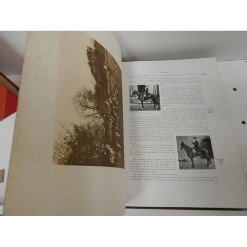 25 - BIOGRAPHICAL PRESS (Pubs).  British Hunts & Huntsmen. 4 vols. Plates & illus. Quar... 