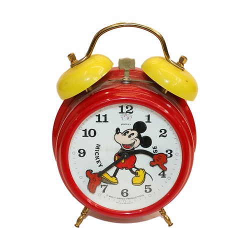Walt Disney Productions Mickey Mouse alarm clock.