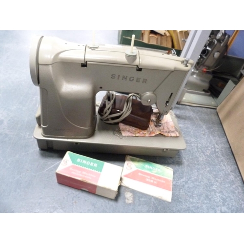 21 - Singer sewing machine, no. 328K, with fitted case.