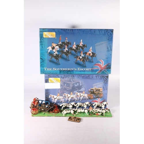 42 - Racing Champions International Ltd, two Britains metal model sets including 00255 (1999) The Soverei... 