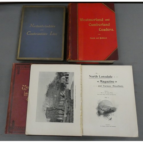 24 - AYRE L. R. (Ed).  The North Lonsdale Magazine & Furness Miscellanea. 2 vols. in one. I... 