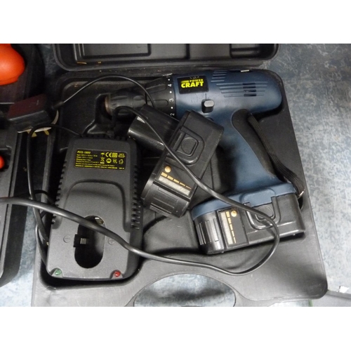 10 - Boxed Black & Decker 18v combi drill, boxed Kraft power drill with charger, boxed snow chains, P... 