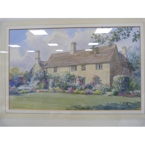 13 - Valerie PettsRectory Farmhouse, NorthmoorSigned and dated '91, watercolour.... 