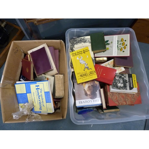 38 - Two cartons containing general books and novels.