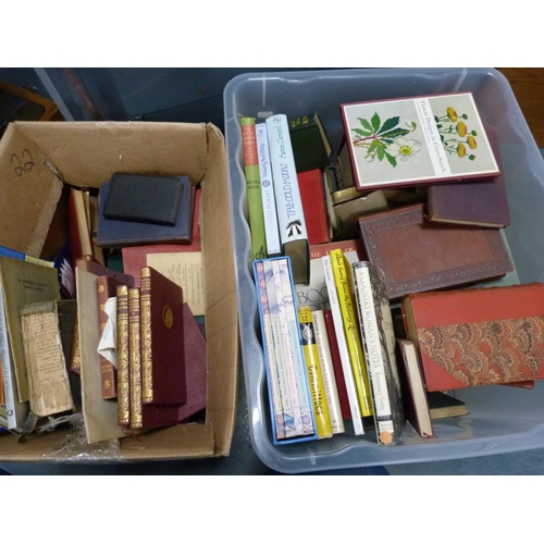 38 - Two cartons containing general books and novels.