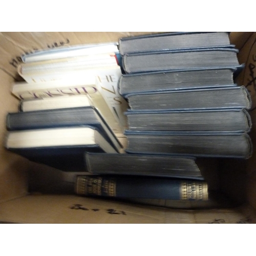 43 - Three cartons containing general books and novels on various subjects.