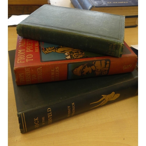 1034 - Three Books - Jock of the Bushveld, From Aldershott to Pretoria & 1875 Edition Handbook of the Cape ... 