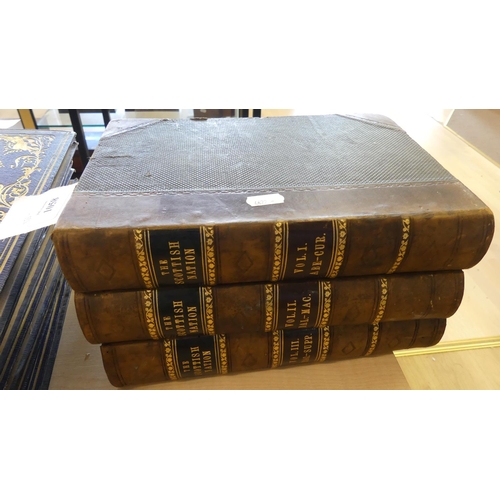 1058 - Three Vols 1863 Edition The Scottish Nation.