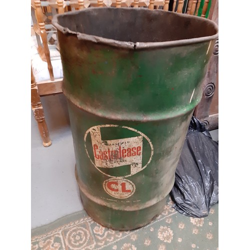 4 - Original vintage Castrol Oil storage bin. 63 x 38cm