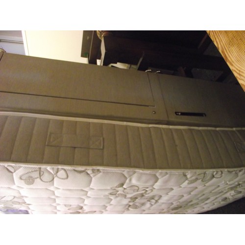 21 - Good quality double storage bed and mattress