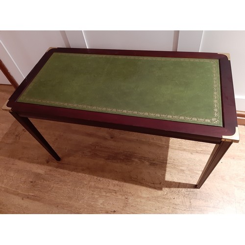 35 - ,Inlaid leather coffee table