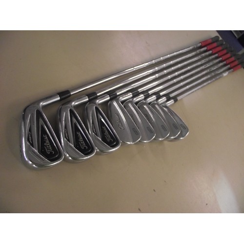 36 - Titleist golf clubs Mb 4-pw in good order Dynamic gold shafts and multi compound grips