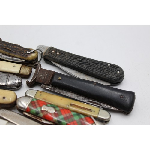 12 - ,16 x Assorted POCKET KNIVES / TOOLS Inc Antique, Vintage, MOP Etc