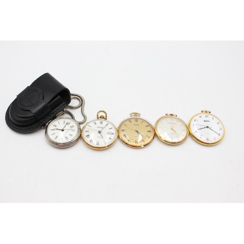 18 - ,5 x Vintage Gents Small Size Mechanical POCKET WATCHES Hand-Wind WORKING