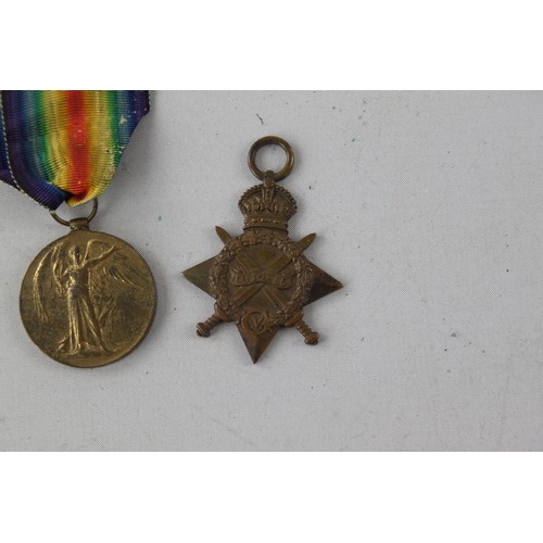 268 - ,2 x WW1 Medals Named Inc 1914-15 Star To L-17118 DVR J.Dean R.F.A Etc