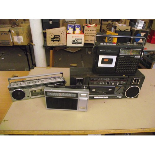 1 - $ Retro radios, cassette ect.