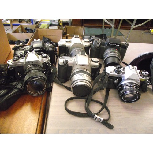 45 - Pentax & Nikon cameras.