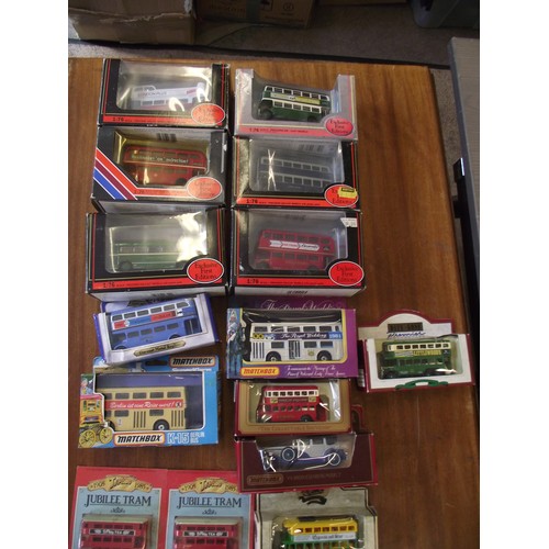 57 - Boxed diecast Buses.