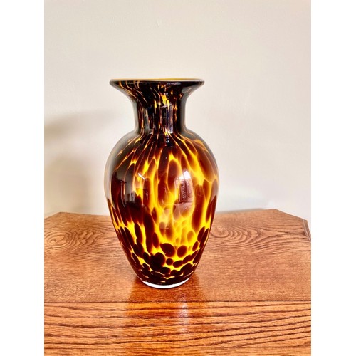 6 - Studio glass vase 12 inches tall