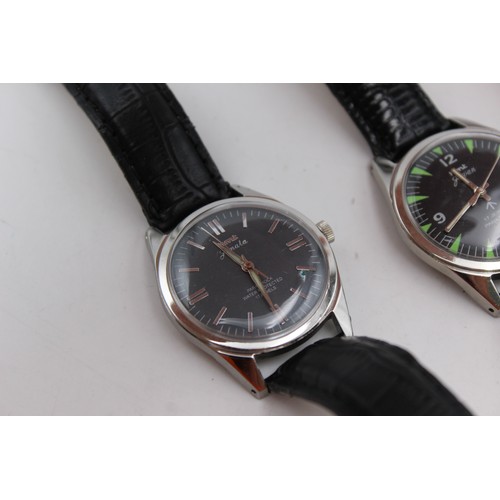 53 - ,3 x Assorted Gents Mechanical HMT WRISTWATCHES Hand-Wind WORKING