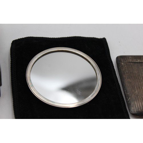 99 - ,Stamped .925 STERLING SILVER Mappin & Webb Ladies Vanity Compact Mirror (57g)