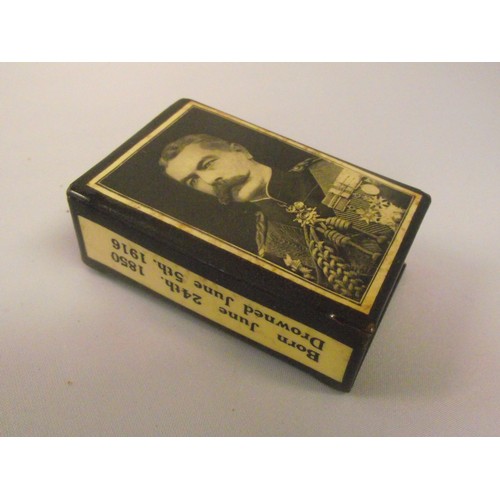 602 - Royal Matchbox holder in super condition great graphics.