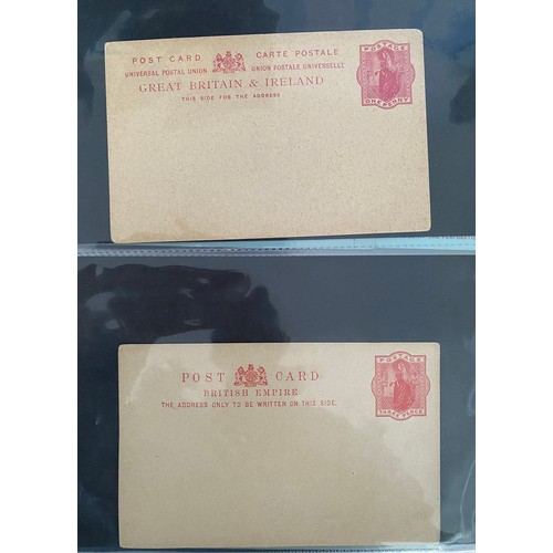 477 - A collection of postal stationery from QV to QEII mint and used, including letter cards and reply ca... 