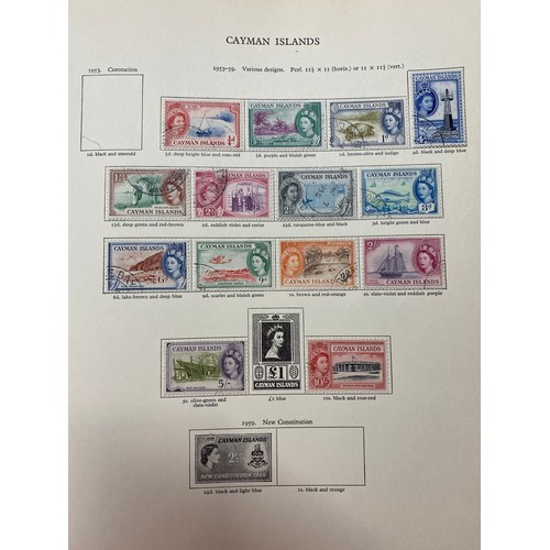 168 - A QEII used collection in five New Age albums, including Mauritius to 10/- and Gibraltar to £1, good... 