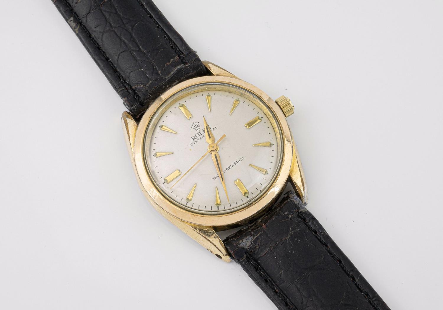 A 1950s gentleman's Tudor Rolex Oyster Royal wrist watch, the 27mm ...