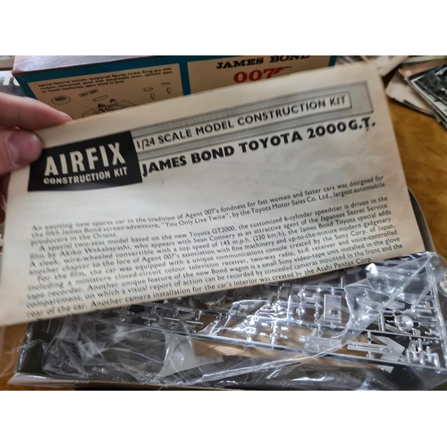 515 - Airfix James Bond 007 Toyota 2000 GT 1/124th Scale Kit Seems to be Unused 1960s Original