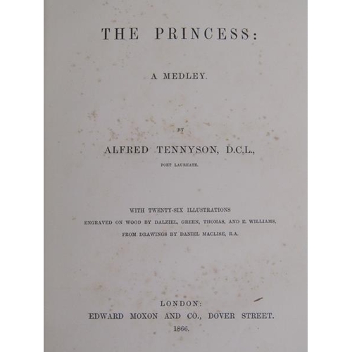 A book The Princess, a Medley by Alfred Tennison with twenty six